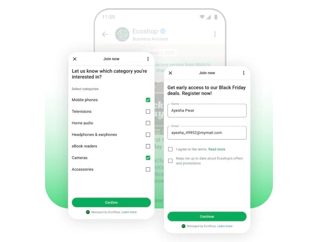 Build WhatsApp Forms